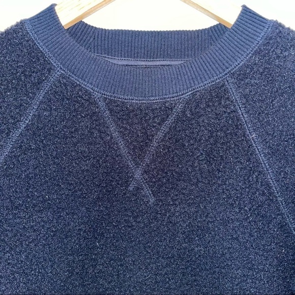 Everlane ReNew Fleece Raglan Sweatshirt Women’s Size Extra Small - Picture 2 of 7